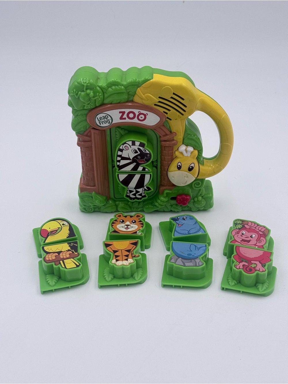 RARE! Leap Frog Zoo Animals Fridge Magnets Sound Tested & Works 100% Complete